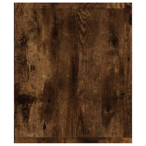 Bokhylla/tv-bänk rökfärgad ek 36x30x143 cm konstruerat trä