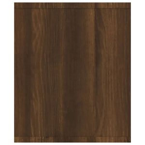 Bokhylla/tv-bänk brun ek 143x30x36cm konstruerat trä