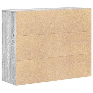 Skänk grå sonoma 88x30x70 cm konstruerat trä