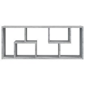 Vägghylla grå sonoma 36x16x90 cm konstruerat trä