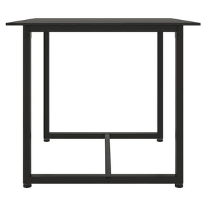 Loungegrupp för trädgården med dynor 3 delar svart konstrotting