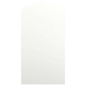 Spegel med LED-lampor 90x45 cm glas valvformad (335864+326089)
