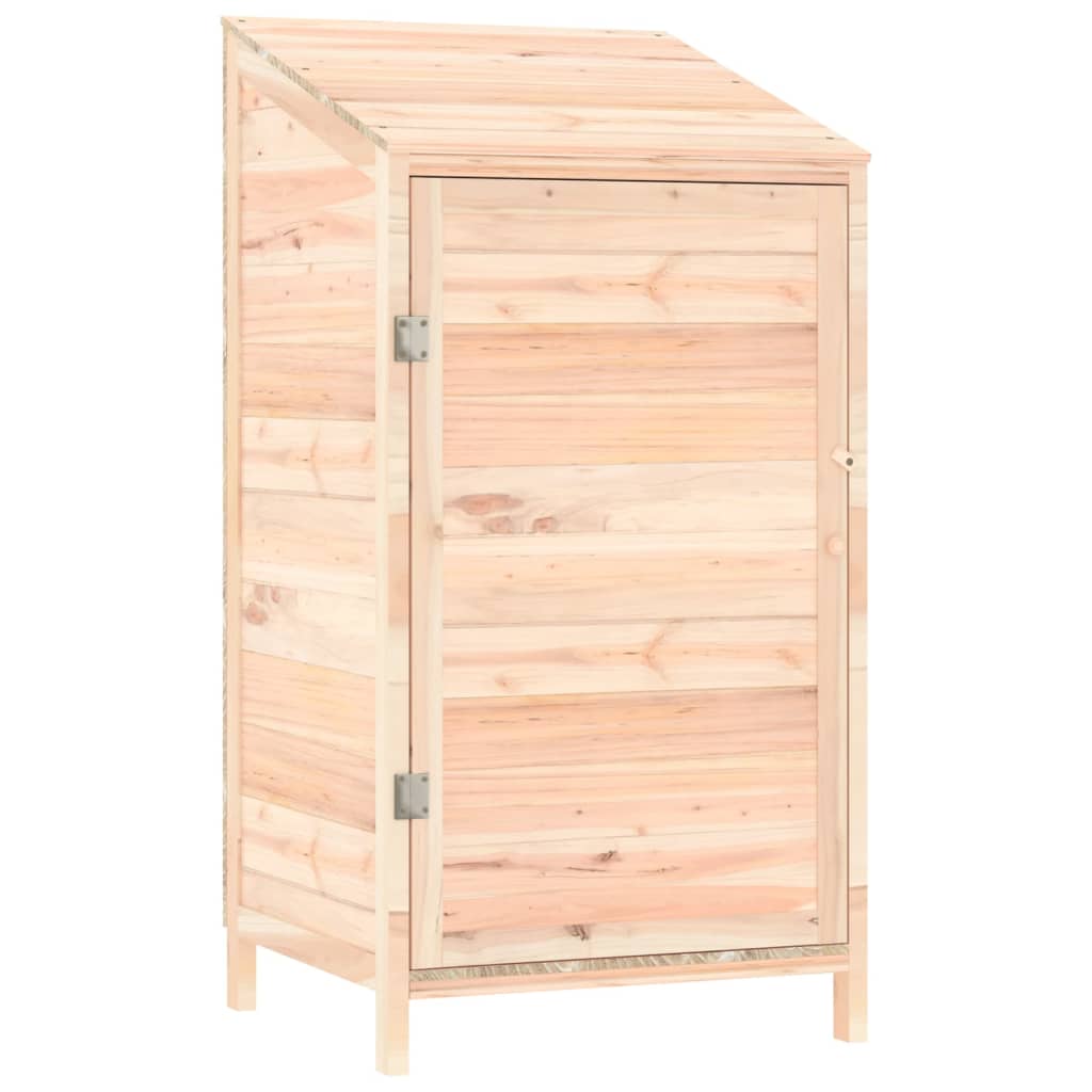 Trädgårdsbod 55x52x112 cm massivt granträ