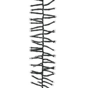 Ljusslinga med 2000 LED cluster kallvit 17 m PVC