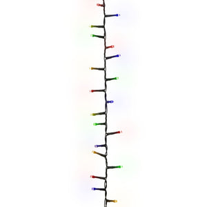 Kompakt ljusslinga med 400 LED flerfärgad 13 m PVC