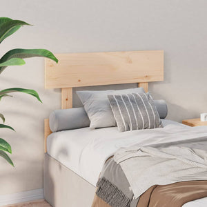 Sänggavel 93,5x3x81 cm massiv furu