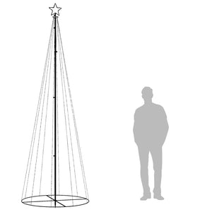 Julgranskon blå 310 LEDs 100x300 cm