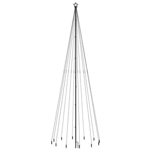 Julgran med markspett 732 blåa lysdioder 500 cm