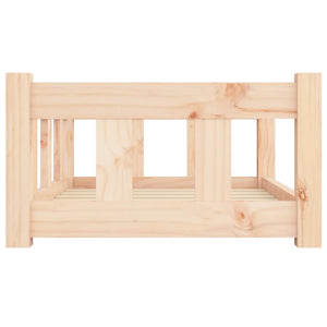 Hundbädd 65,5x50,5x28 cm massiv furu