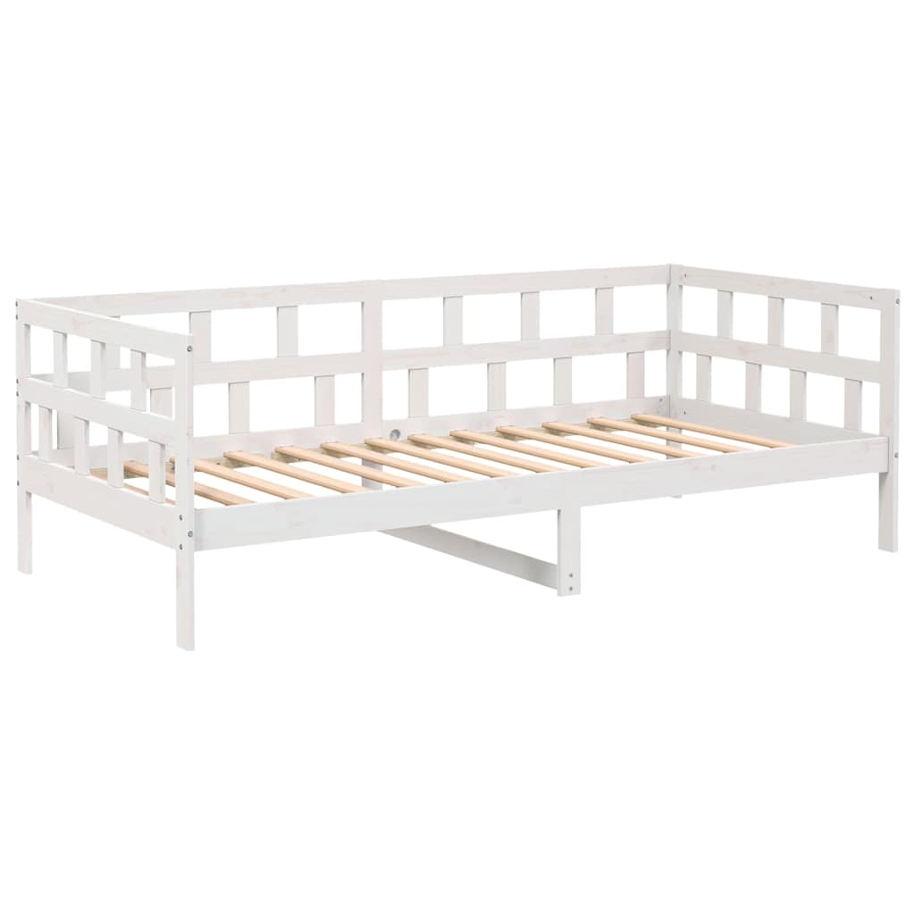 Dagbädd vit 80x200 cm massiv furu