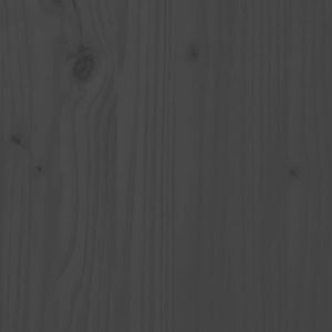 Dagbädd grå 80x200 cm massiv furu