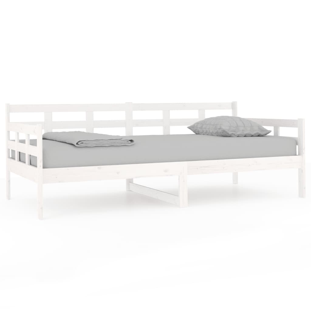 Dagbädd vit massiv furu 90x190 cm