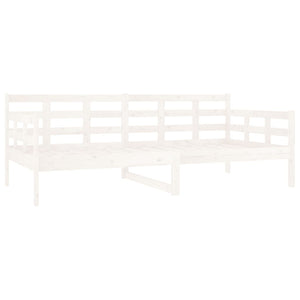Dagbädd vit massiv furu 90x190 cm