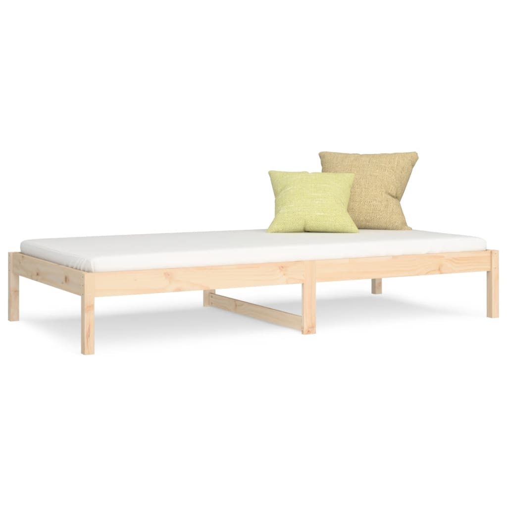 Dagbädd utan madrass 90x200 cm massiv furu