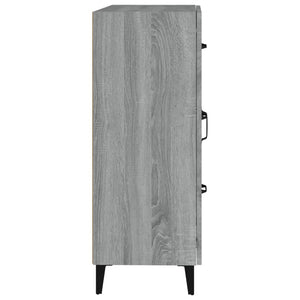 Skänk grå sonoma 69,5x34x90 cm konstruerat trä
