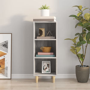 Skänk grå sonoma 34,5x32,5x90 cm konstruerat trä