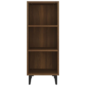 Skänk brun ek 34,5x32,5x90 cm konstruerat trä