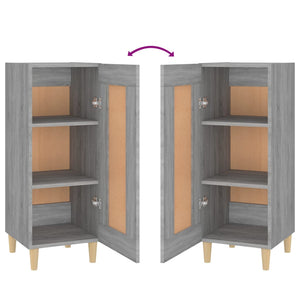 Skåp grå sonoma 34,5x34x90 cm konstruerat trä