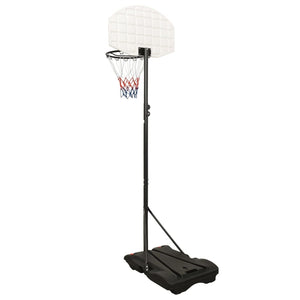 Basketkorg med stativ vit 216-250 cm polyeten