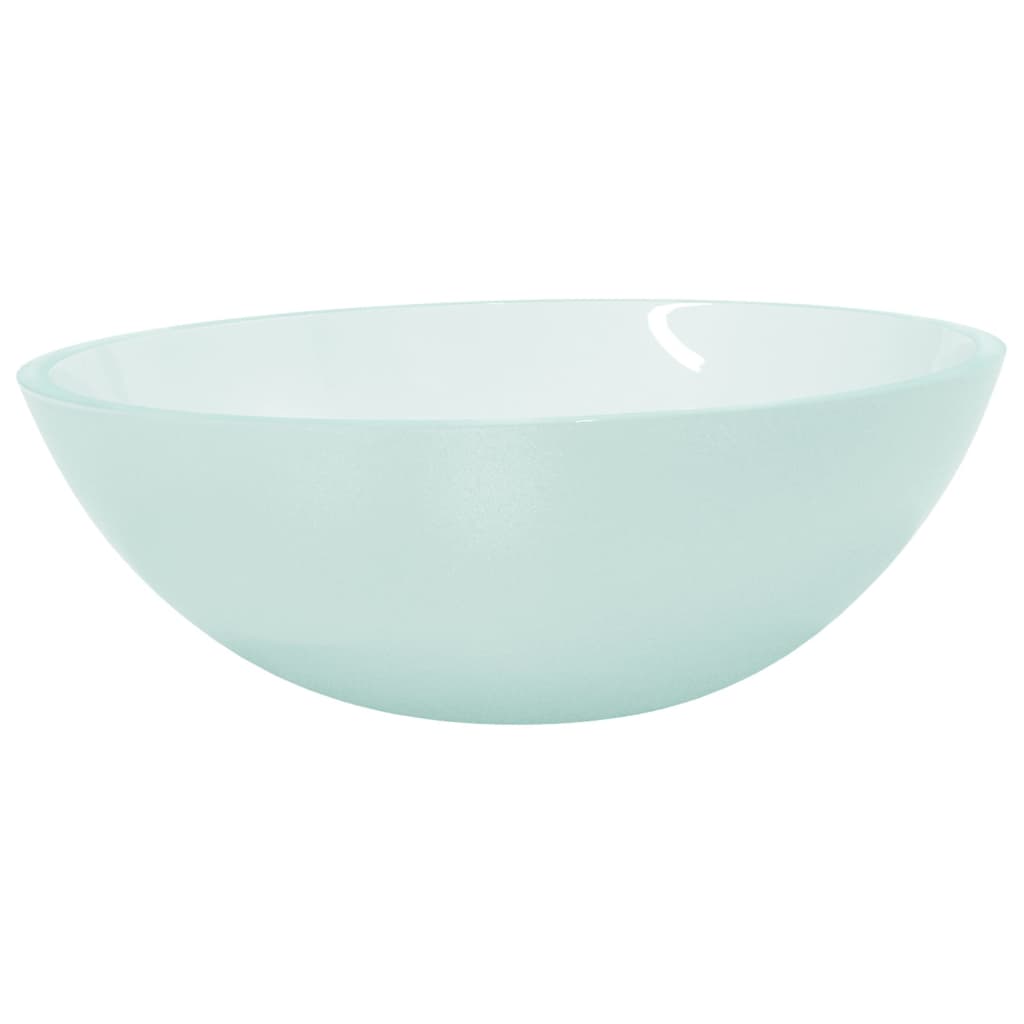 Handfat glas 50x37x14 cm frostat