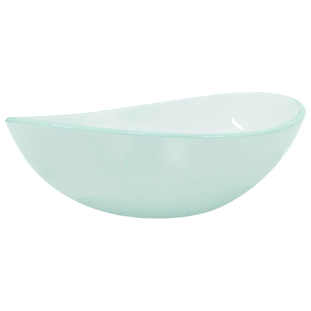 Handfat härdat glas 54,5x35x15,5 cm frostat