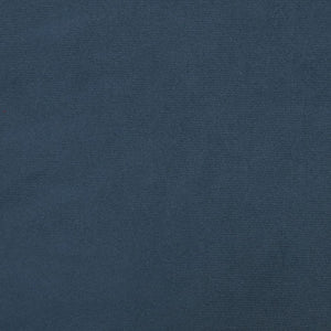 Öronlappsfåtölj med pall blå sammet