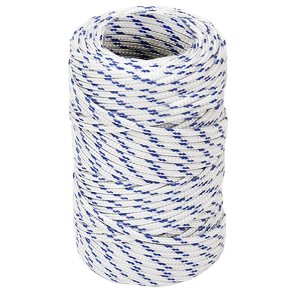 Båtlina vit 2 mm 25 m polypropylen
