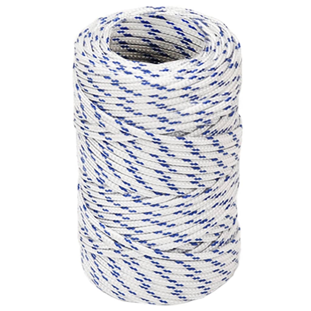 Båtlina vit 2 mm 50 m polypropylen