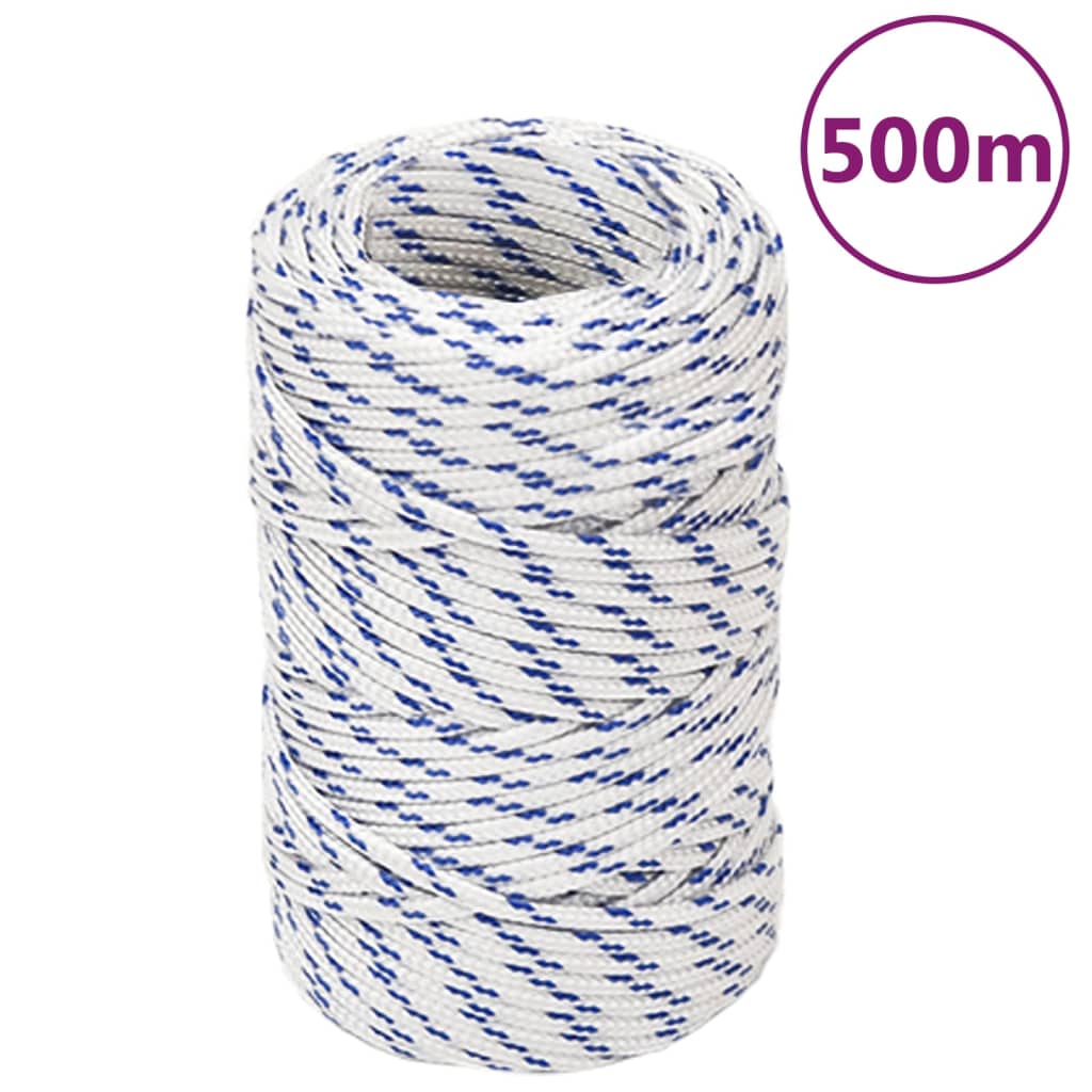Båtlina vit 2 mm 500 m polypropylen