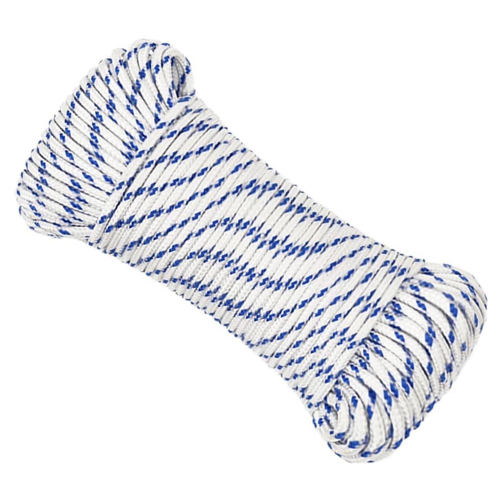 Båtlina vit 5 mm 25 m polypropylen
