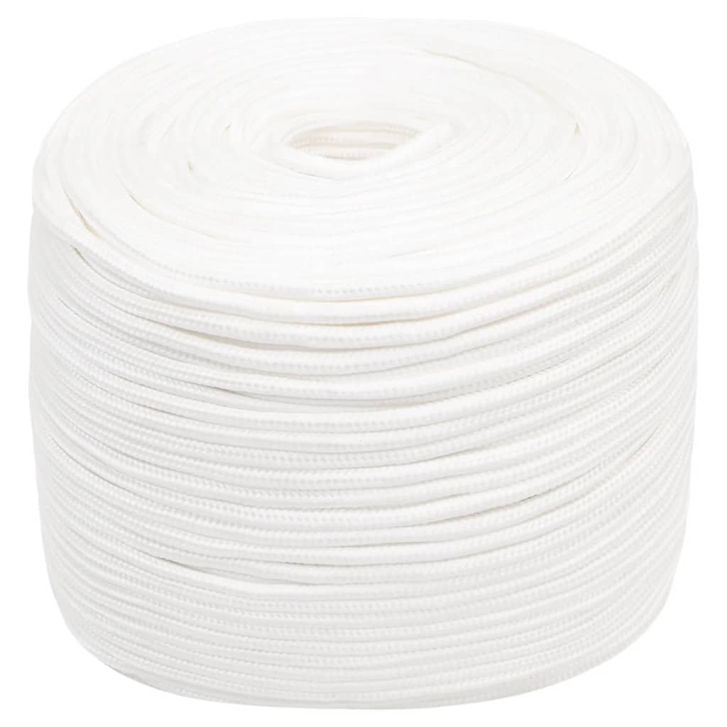 Båtlina helvit 10 mm 250 m polypropylen