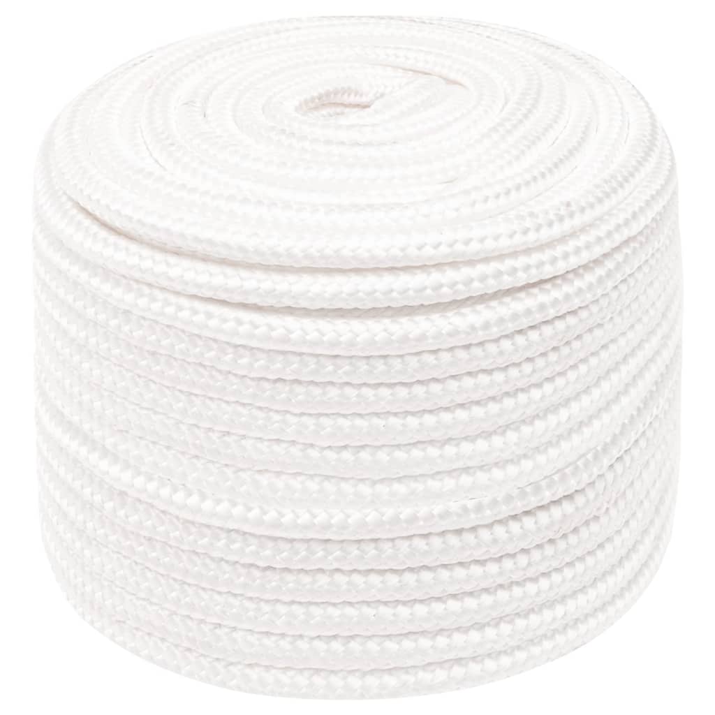 Båtlina helvit 12 mm 25 m polypropylen