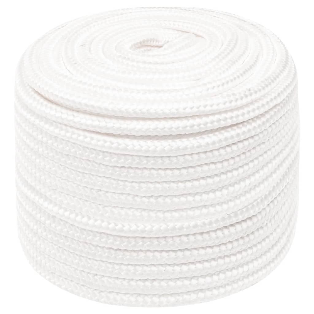 Båtlina helvit 12 mm 100 m polypropylen