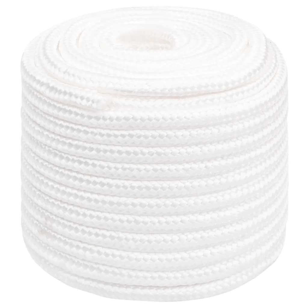 Båtlina helvit 16 mm 50 m polypropylen