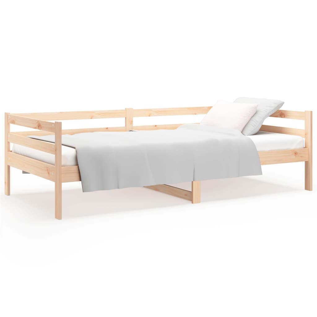 Dagbädd utan madrass 80x200 cm massiv furu