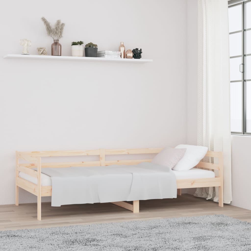 Dagbädd utan madrass 80x200 cm massiv furu