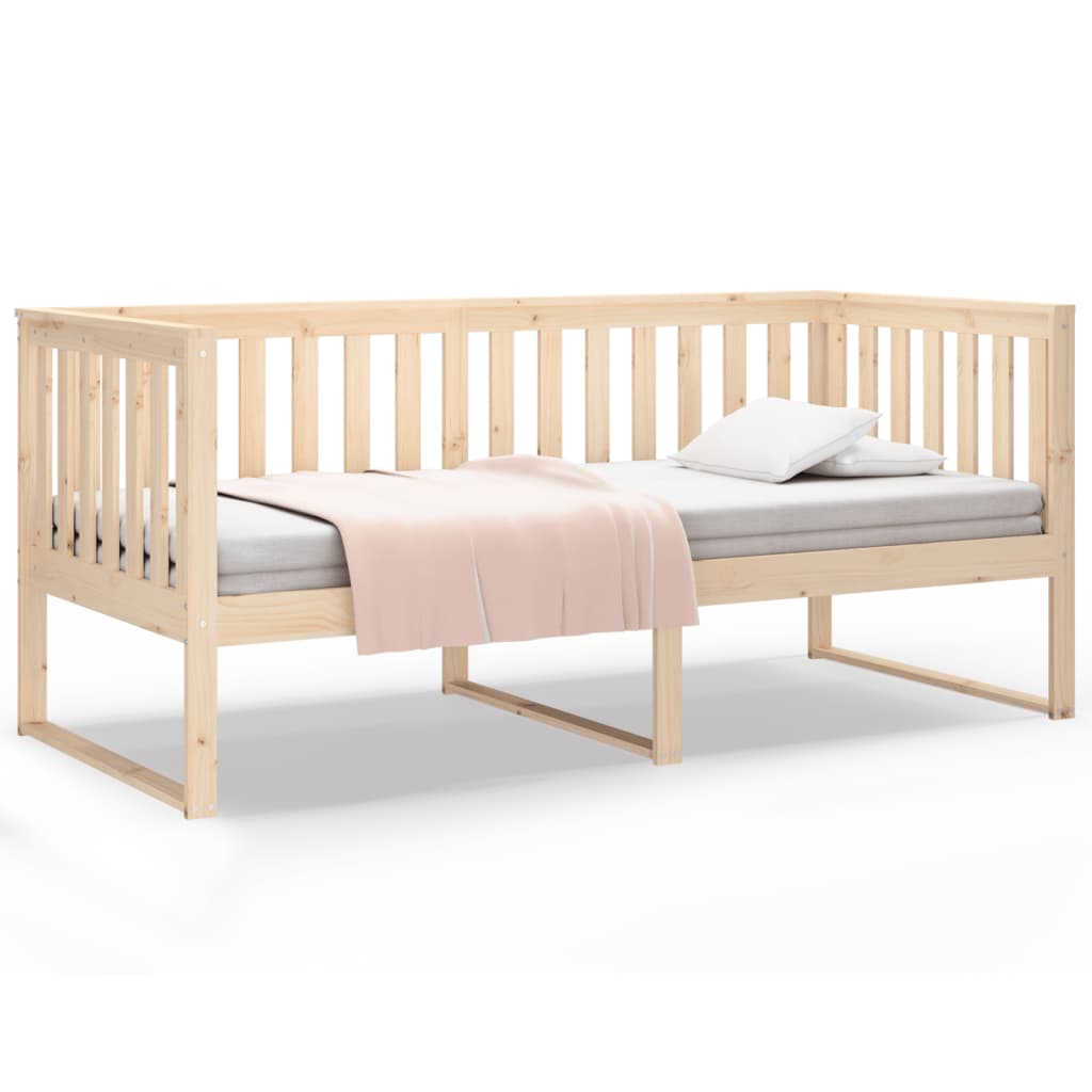Dagbädd utan madrass 90x190 cm massiv furu
