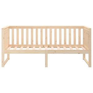 Dagbädd utan madrass 75x190 cm massiv trä furu