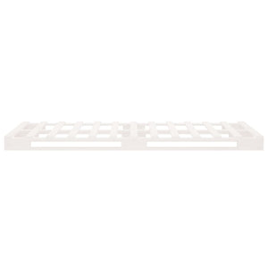 Pallsäng vit 100x200 cm massiv furu