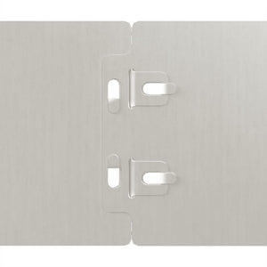 Rabattkanter 50 st 10x103 cm flexibelt cortenstål