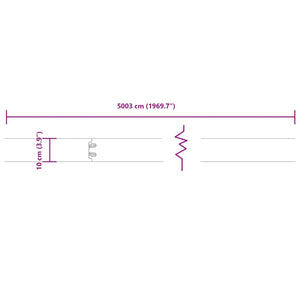 Rabattkanter 50 st 10x103 cm flexibelt cortenstål