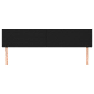 Huvudgavlar 2 st svart 100 x 5 x 78/88 cm tyg