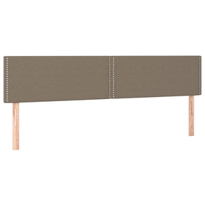 Huvudgavlar 2 st taupe 100 x 5 x 78/88 cm tyg