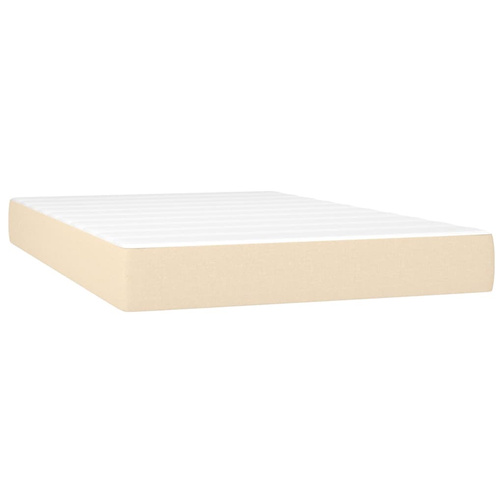 Pocketresårmadrass medium gräddvit 120x200x20 cm tyg