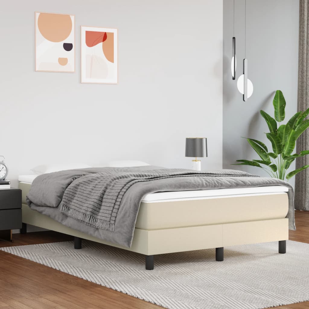 Pocketresårmadrass medium gräddvit 120x200x20 cm konstläder