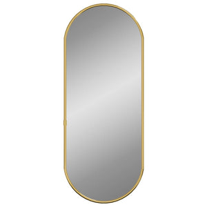 Väggspegel guld 60x25 cm oval