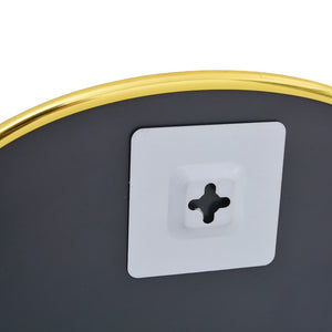 Väggspegel guld 30x25 cm