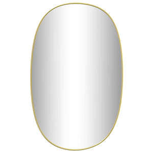 Väggspegel guld 70x45 cm