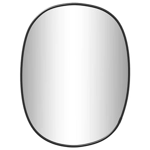 Väggspegel svart 40x30 cm