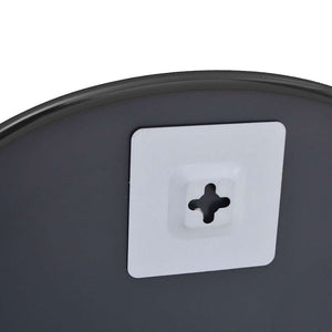 Väggspegel svart 40x30 cm